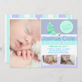 GreenDragon Foto Geburtserklärung Ankündigung (Vorne/Hinten)