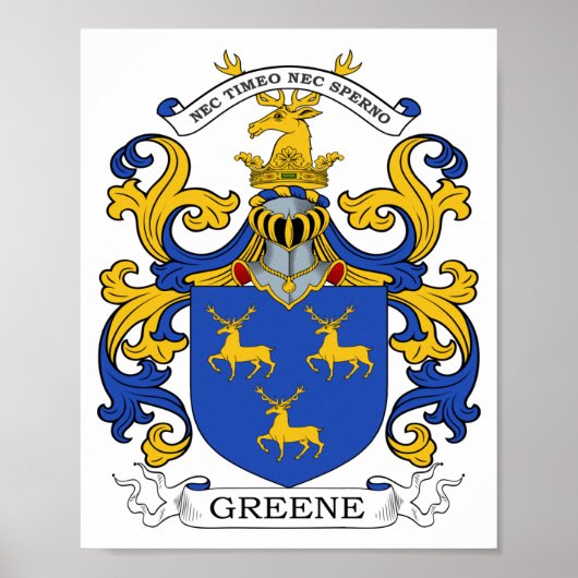 Greene Custom Poster (Vorne)