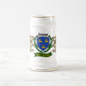 Greene Irish Shield Beer Stein Bierglas (Mittel)