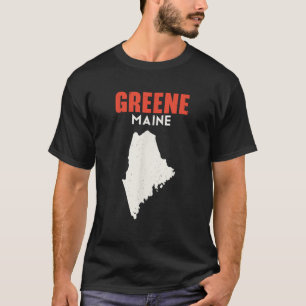 Greene Maine USA Staat America Travel Mainer T-Shirt