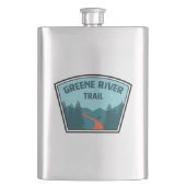 Greene River Trail Pennsylvania Flachmann (Vorderseite)