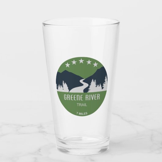 Greene River Trail Pennsylvania Glas (Vorderseite)