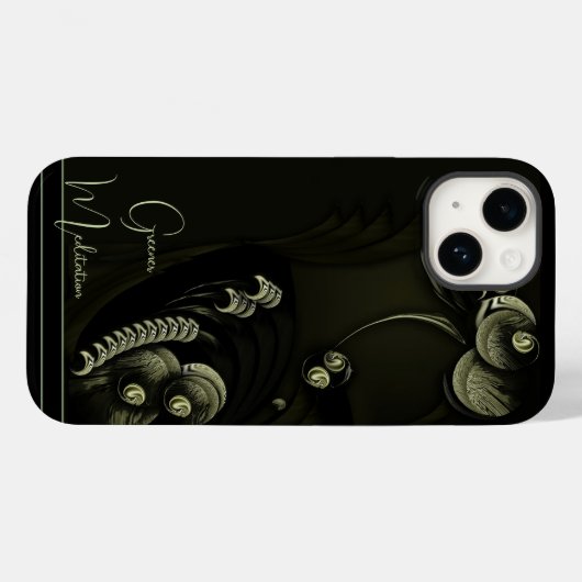 "Greener Meditation", Apple iPhone 14 Fall Case-Mate iPhone Hülle (Rückseite (Horizontal))