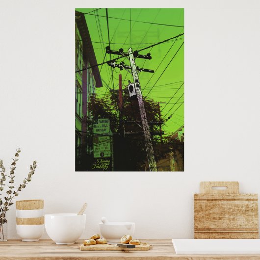 Greener Street Aka Green Lex Poster (Küche)