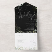 GreenerBlack and Gold Hochzeit von Siegel und send All In One Einladung