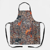 GREENERIE,WALDTIERE Fasan,Rotfuchs,Blätter Schürze (Vorderseite)