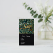 GREENERIE, WALDTIERE MACHEN grüne Blüten Visitenkarte (Stehend Vorderseite)