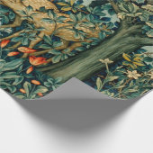 GREENERIE: WALDTIERE Weihnachten Geschenkpapier (Ecke)