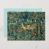 GREENERIE: WALDTIERE Weihnachten Postkarte (Vorne/Hinten)