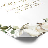 Greenerity Fall Brautparty Date Night Jar Sign Poster (Ecke)