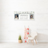 Greenery Abschluss Foto Herzlichen Glückwunsch Ban Banner (Insitu)