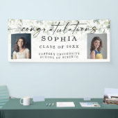 Greenery Abschluss Foto Herzlichen Glückwunsch Ban Banner (Messe)