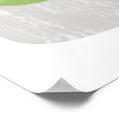 Greenery abstract distressed poster print (Ecke)