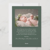 Greenery Arch Bow 2 Foto Weihnachten (Rückseite)