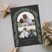 Greenery Arch Modernes Script 2 Foto Weihnachten