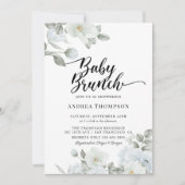 Greenery Baby Brunch Einladungen (Vorderseite)