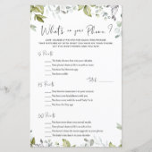 Greenery Baby Duwer Game Was ist auf deinem Handy? (Vorderseite)