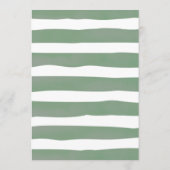 Greenery Baby Is Brewing Who is my mama Game Card Einladung (Rückseite)