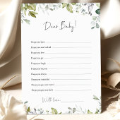 Greenery Baby Shower Advice - Lieber Baby