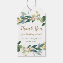 Greenery Baby Shower Favors Tag Geschenkanhänger