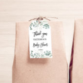 Greenery Baby Shower Geschenkanhänger