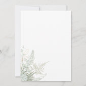 Greenery Baby Shower kennt Mommy Best Card Einladung (Rückseite)