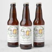 Greenery Beers Cheers Baby Braut Dusche Gefallen Bierflaschenetikett (Flaschen)