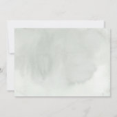 Greenery Blätter Boho Wedding Danke Foto (Rückseite)