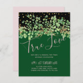 GREENERY Blätter Night Sky Wedding (Vorne/Hinten)