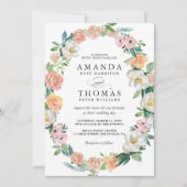 Greenery Bloom Garden Blumenkraut Hochzeit Einladung (Vorderseite)