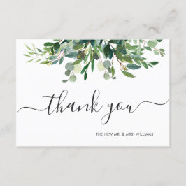 Greenery Blue Gum Eucalyptus Vielen Dank Einladung