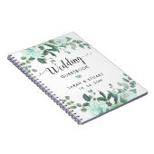 Greenery Blume Wedding Gästebuch Notizblock (Rechte Seite)