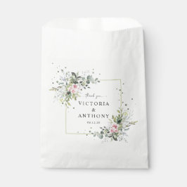 Greenery Blush Pink Gastgeschenk Hochzeit Bags Geschenktütchen