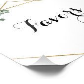 Greenery Boho Cotton Eucalyptus Glitzer Gefälligke Fotodruck (Ecke)