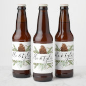 Greenery Boho Wedding Beer Flasche Label Bierflaschenetikett (Flaschen)