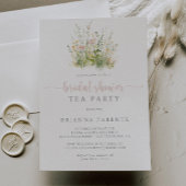 Greenery Boho Wildblume Brautparty Tea Party Einladung