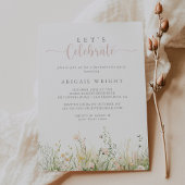 Greenery Boho Wildblume Feiern wir Party Einladung