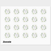 Greenery Botanical Danke Sticker (Blatt)