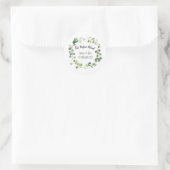 Greenery Botanical Danke Sticker (Tasche)