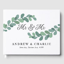 Greenery Branches Mr & Mr. Gay Wedding