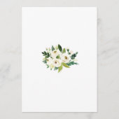 Greenery Brautparty Advice Card for Bride-to-be Karte (Rückseite)