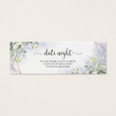 Greenery Brautparty Date Night Jar Cards (Vorderseite)