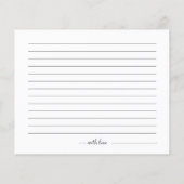 Greenery Brautparty Date Night Jar Cards (Rückseite)