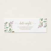 Greenery Brautparty Date Night Jar Cards (Vorderseite)
