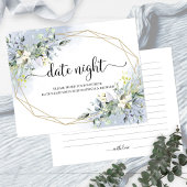 Greenery Brautparty Date Night Jar Cards