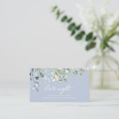 Greenery Brautparty Date Night Jar Cards Begleitkarte (Stehend Vorderseite)