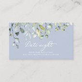 Greenery Brautparty Date Night Jar Cards Begleitkarte (Vorderseite)