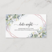 Greenery Brautparty Date Night Jar Cards Begleitkarte (Vorderseite)