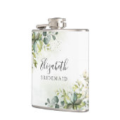 Greenery Brautparty Flask Flachmann (Links)