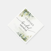 Greenery Brautparty Napkin Serviette (Ecke)